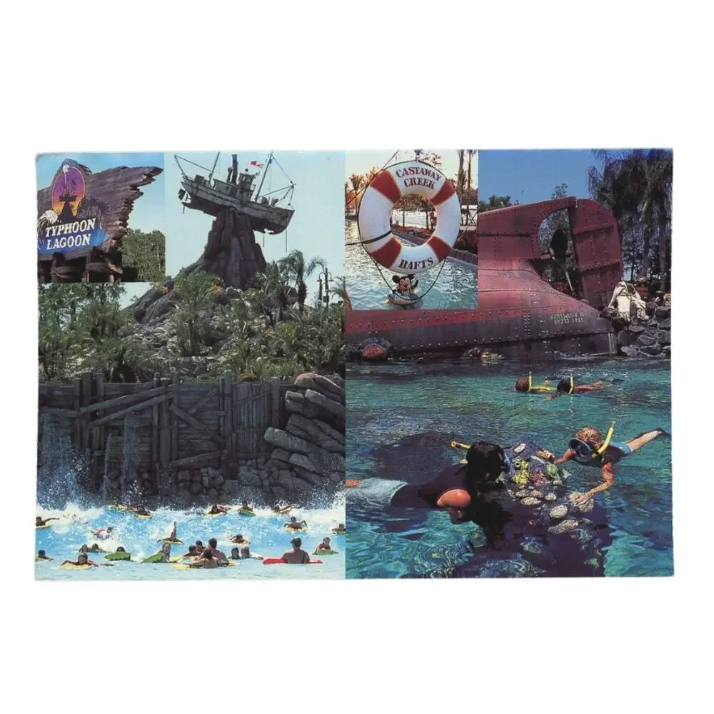 Vintage Walt Disney World Typhoon Lagoon Postcard 1990s Unused